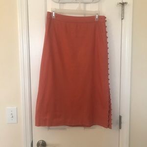 Madewell Linen Midi Skirt